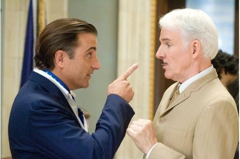 Können sich auf den Tod nicht ausstehen: Vicenzo (Andy Garcia) und Inspektor Clouseau (Steve Martin). © Sony Pictures