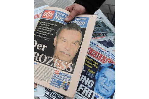 Die österreichischen Zeitungen hatten vor Prozessauftakt massiv über den Fall berichtet ...