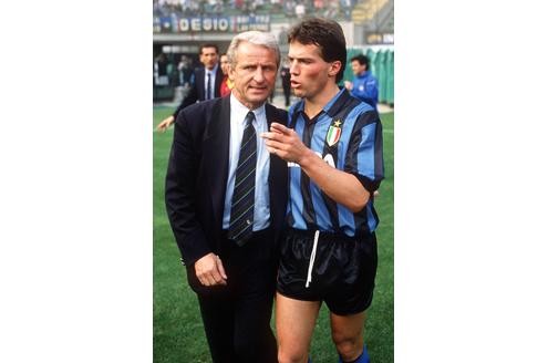 Wechsel nach Italien: Trainiert wurde Inter Mailand in der Saison 1989/1990 von Giovanni Trapattoni.