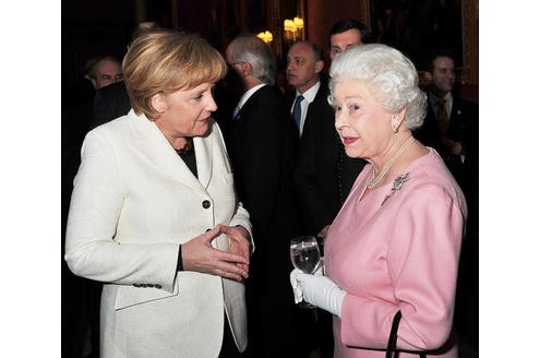 ... oder auch Kanzlerin Angela Merkel im April 2009.