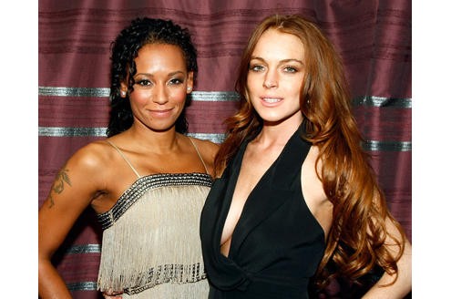 Auch Ex-Spice-Girl Mel B. zählt zu Lohans Bekannten. Foto: afp