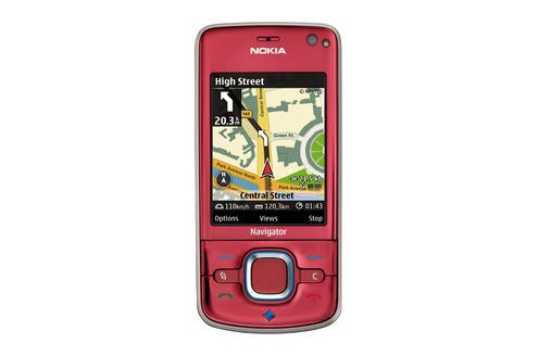 Das Nokia 6210 Navigator ist das erste GPS-fähige Handy von Nokia, das über einen integrierten Kompass für die Fußgängernavigation verfügt.