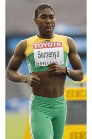 Caster Semenya im Halbfinale über 800 Meter in Berlin. Foto: AP/Anja Niedringhaus