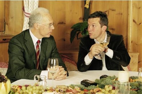 Lothars ewiger Begleiter: Franz Beckenbauer - die beiden arbeiteten bei der Nationalmannschaft und beim FC Bayern eng zusammen.