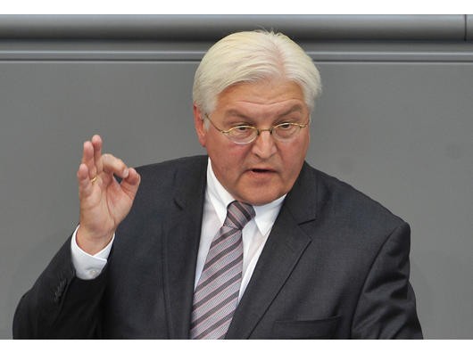 Bundesaußenminister Frank-Walter Steinmeier erwartet eine deutliche Besserung der Verhältnisse bis 2015. (Foto: ap)