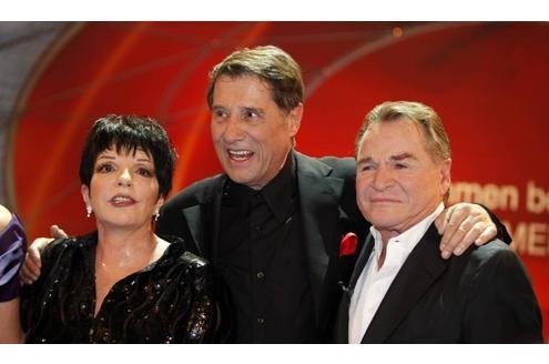 In der ZDF-Sendung von Carmen Nebel traf Jürgens Show-Legende Liza Minelli und den Schauspieler Fritz Wepper...