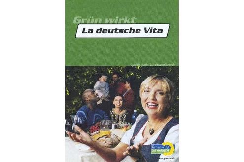 Grün wirkt. La deutsche vita. Claudia Roth, Bundesvorsitzende. [2002] (c) Archiv Grünes Gedächtnis