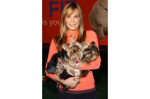 Chloe und Poupette heißen die Yorkshire-Terrier von Schauspielerin und Model Molly Sims.