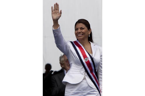 Die erste Staatspräsidentin von Costa Rica: Laura Chinchilla trat Anfang Mai 2010 ihr neues Amt an.