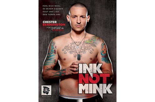 Chester Bennington, seines Zeichens Sänger der Band Linkin Park, sorgt mit seiner Peta-Anzeige für Furore.