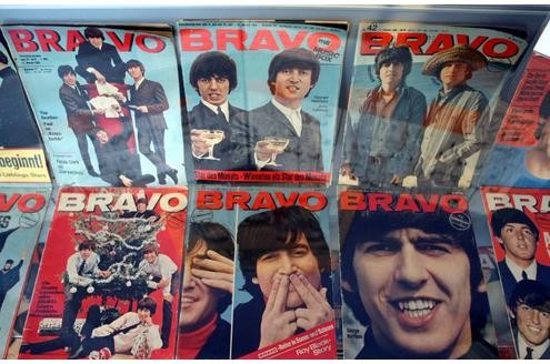 Die Beatles waren auf zahlreichen Covern der Bravo zu sehen.