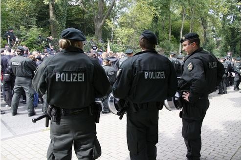 Nazi-Demo in Dortmund.