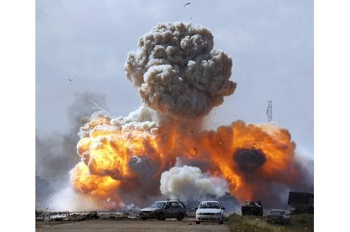 Mit ihren Luftschlägen stoppten die Koalitionskräfte den Marsch der Gaddafi-Truppen auf Benghazi