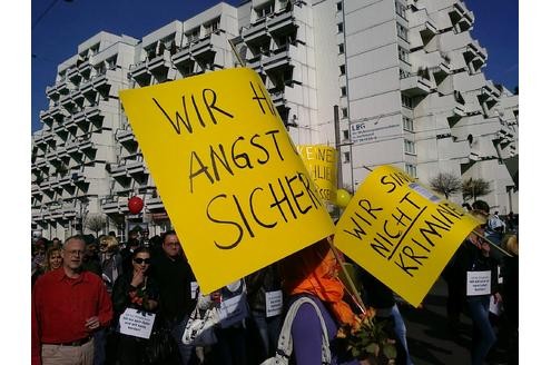 Marsch der Huren - Prostituierte demonstrieren in Dortmund. Foto: Katrin Figge