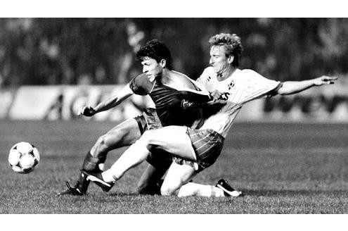 In der ersten Runde des Europapokals 1988 unterlag Werder Bremen bei Dynamo Berlin 0:3.