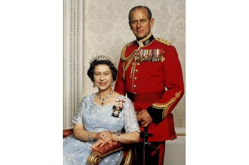 Queen Elizabeth II und Prinz Philip im Jahre 1985.