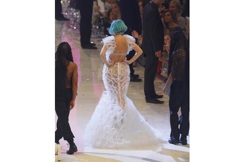 Lady Gaga beim Finale von Germany's next Topmodel.