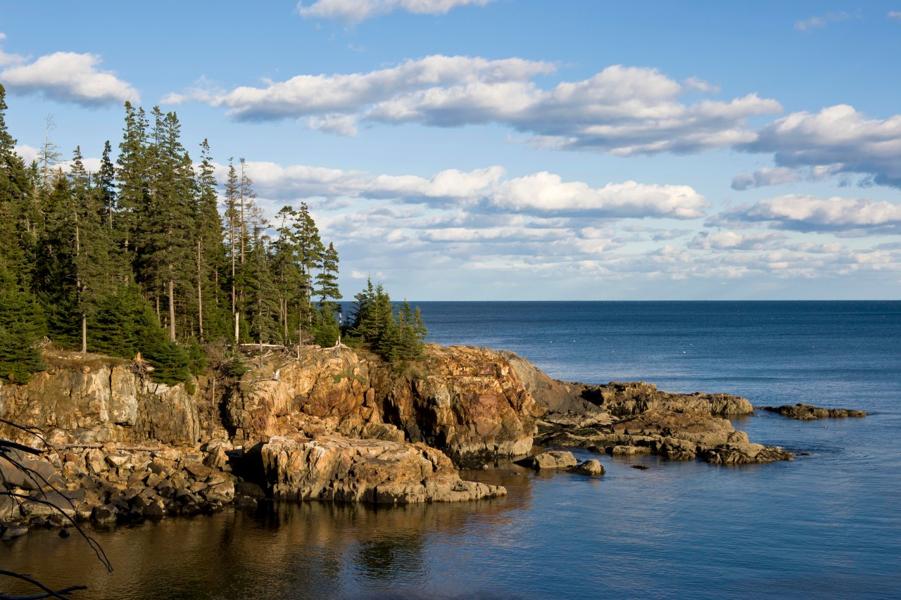 Der Acadia Nationalpark in Maine, USA. 