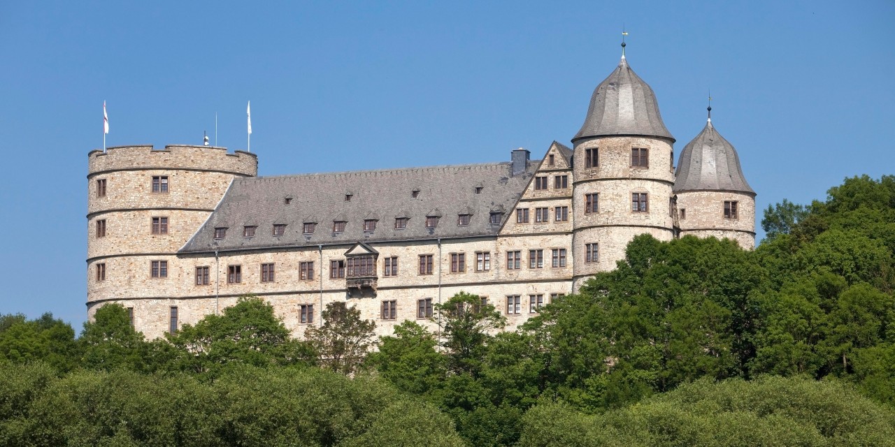 Die Wewelsburg in Ostwestfalen. 