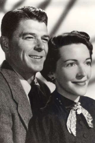 Eines der typischen Kino-Fotos jener Zeit: Die Reagans im Jahr 1952, dem Jahr ihrer Heirat. 