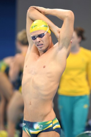 Auch hübsch anzusehen: Der australische Schwimmer Jake Packard.