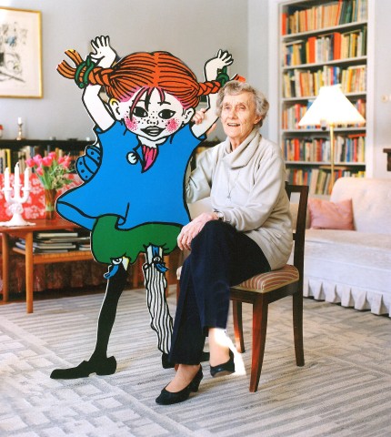 Die freche Pippi Langstrumpf entsprang ihrer Fantasie: Autorin Astrid Lindgren.