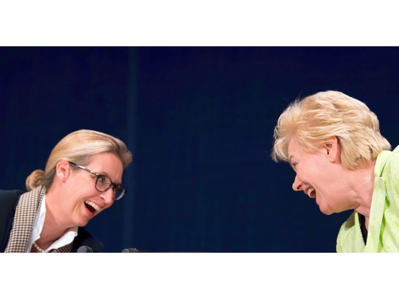 Im Wahlkampf konnten Weidel und Gauland auf prominente Wahlkampfhilfe zählen – ausgerechnet von der aus der CDU ausgetreten Erika Steinbach.