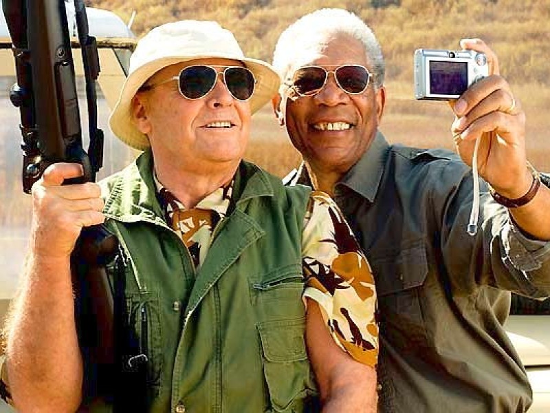 In seiner letzten Hauptrolle verfasste er im Krankenhaus mit seinem Bettnachbarn Carter (Morgan Freeman) eine Liste mit all den Dingen, die sie noch vor ihrem Tod erleben wollen. Er selbst habe anders als die Filmfiguren keine derartige Liste, erzählte Nicholson bei der Premiere. Die einzige Möglichkeit, der Angst vor dem Tod zu entkommen, sei, ganz im Hier und Jetzt zu leben. Mit seinem bisherigen Leben sei er zufrieden, versicherte der Star. „Ich würde alles wieder genauso machen.“
