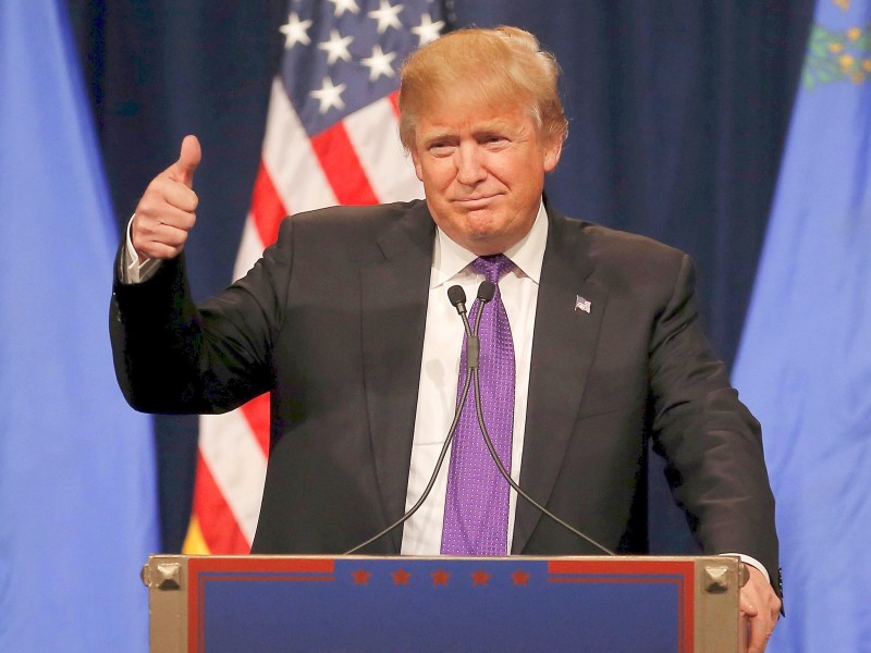 Er will Amerika wieder groß machen. Und reich. Und das Militär „mächtig, unglaublich“: Der milliardenschwere Baumagnat Donald Trump ist der Präsidentschaftskandidat der US-Republikaner.