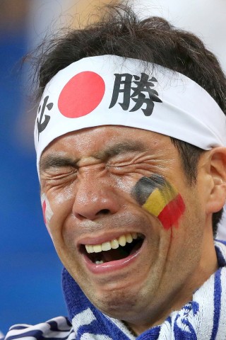 Letztendlich trauern die Fans dann aber doch. Japan verliert. 