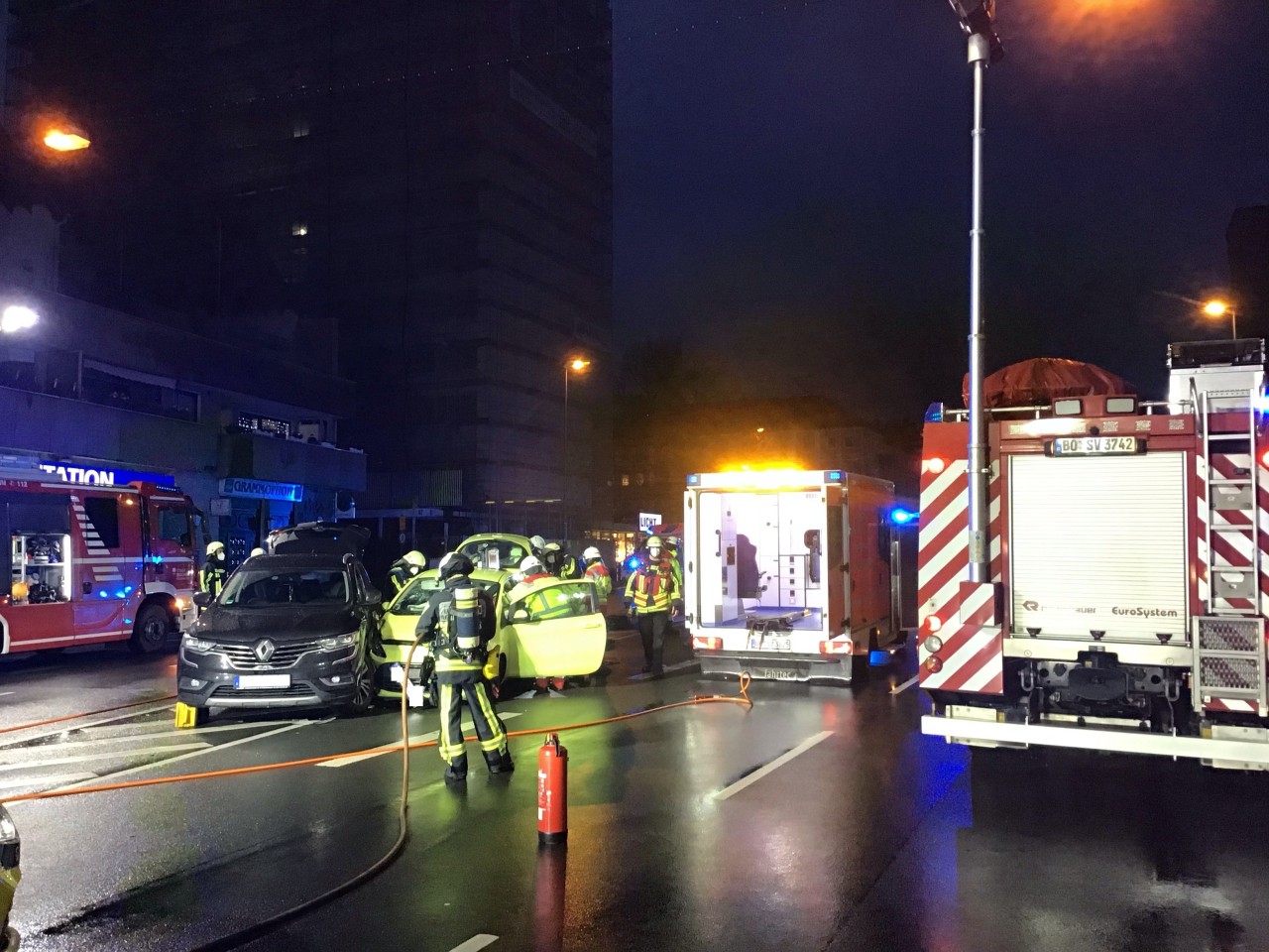 In Bochum gab es am Dienstag einen schweren Unfall.