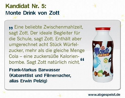 ...verlieh foodwatch dem Hersteller Zott deshalb am 23. April 2010 im bayerischen Mertingen den Goldenen Windbeutel 2010.