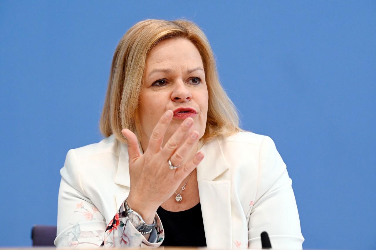 Innenministerin Nancy Faeser (SPD). 