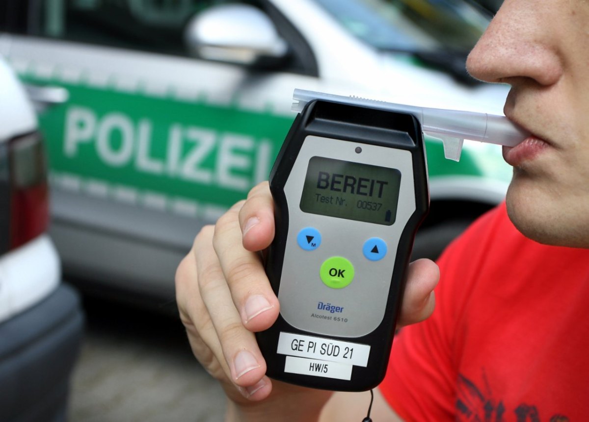 Warum die Polizei Fahrer jetzt doppelt auf Alkohol testet