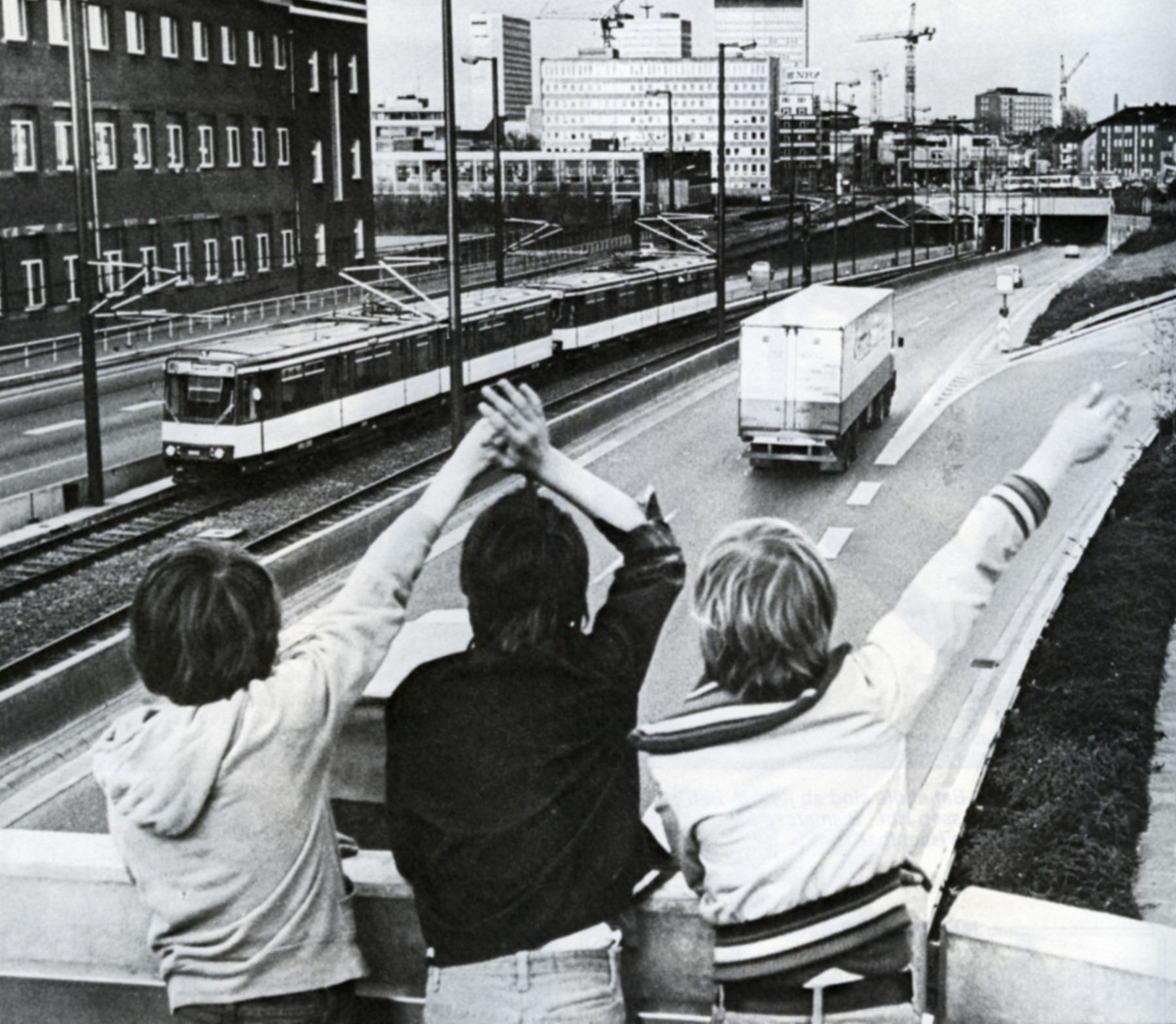 Im Mai 1977 wurde die Essener U-Bahn eröffnet.