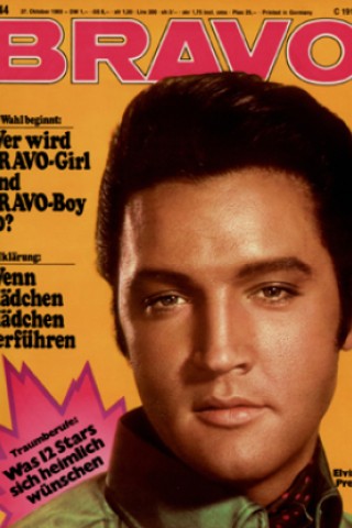 Elvis Presley ist Cover-Star dieser Ausgabe von 1969. Weiteres Thema: Wenn Mädchen Mädchen verführen. © Bravo