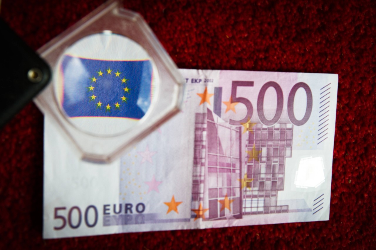 500-Euro-Scheine werden nicht mehr akzeptiert.