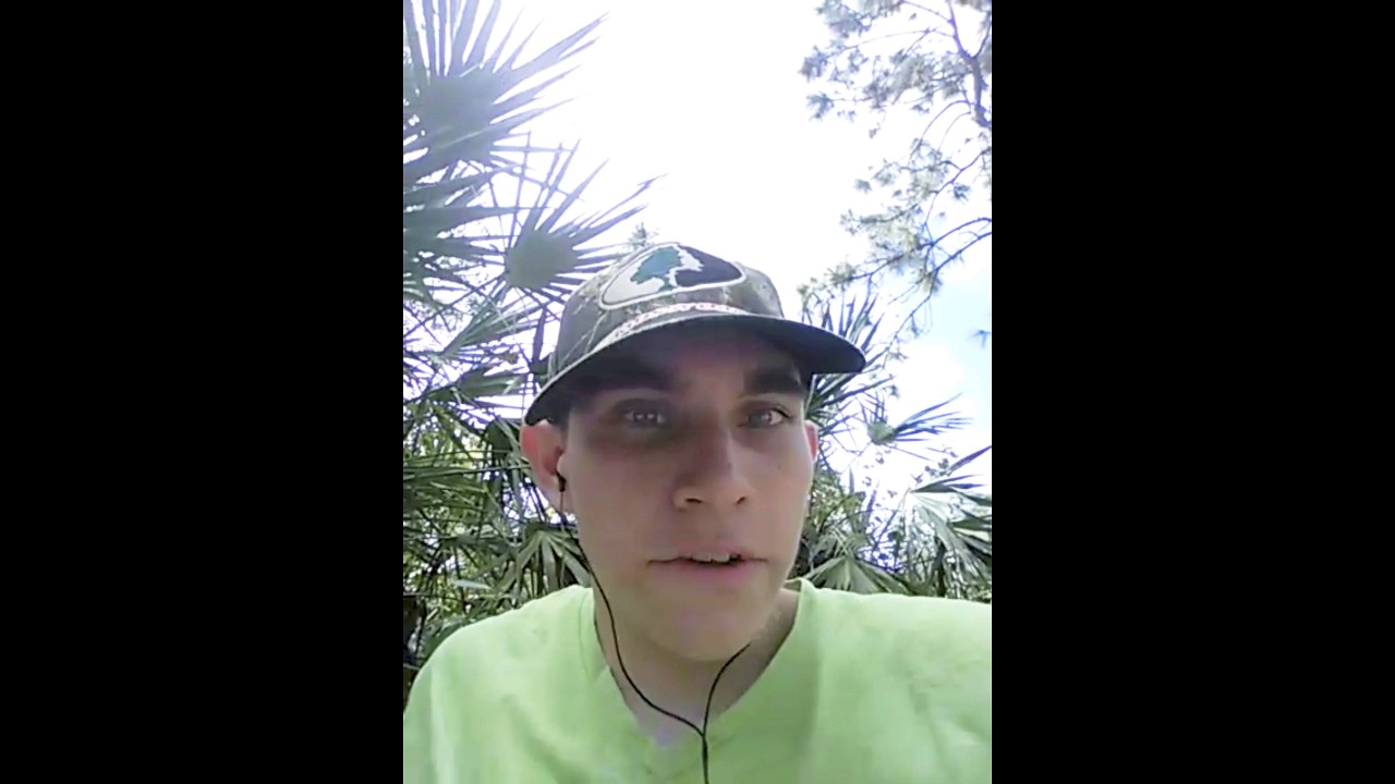 Das Videostandbild von einem der drei veröffentlichten Videos zeigt Nikolas Cruz, den Schützen von Parkland. 