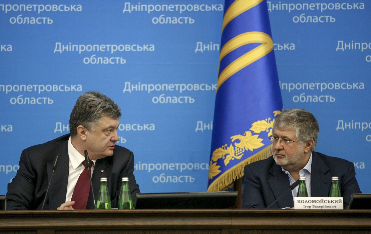 Petro Poroschenko (li.) und der Oligarch Ihor Kolomojskyj sind längst politische Erzrivalen.