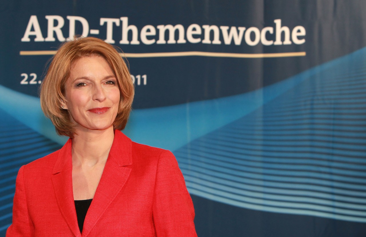 ARD: Tagesschau-Sprecherin Susanne Holst fühlte sich offenbar unbeobachtet. (Archivbild)