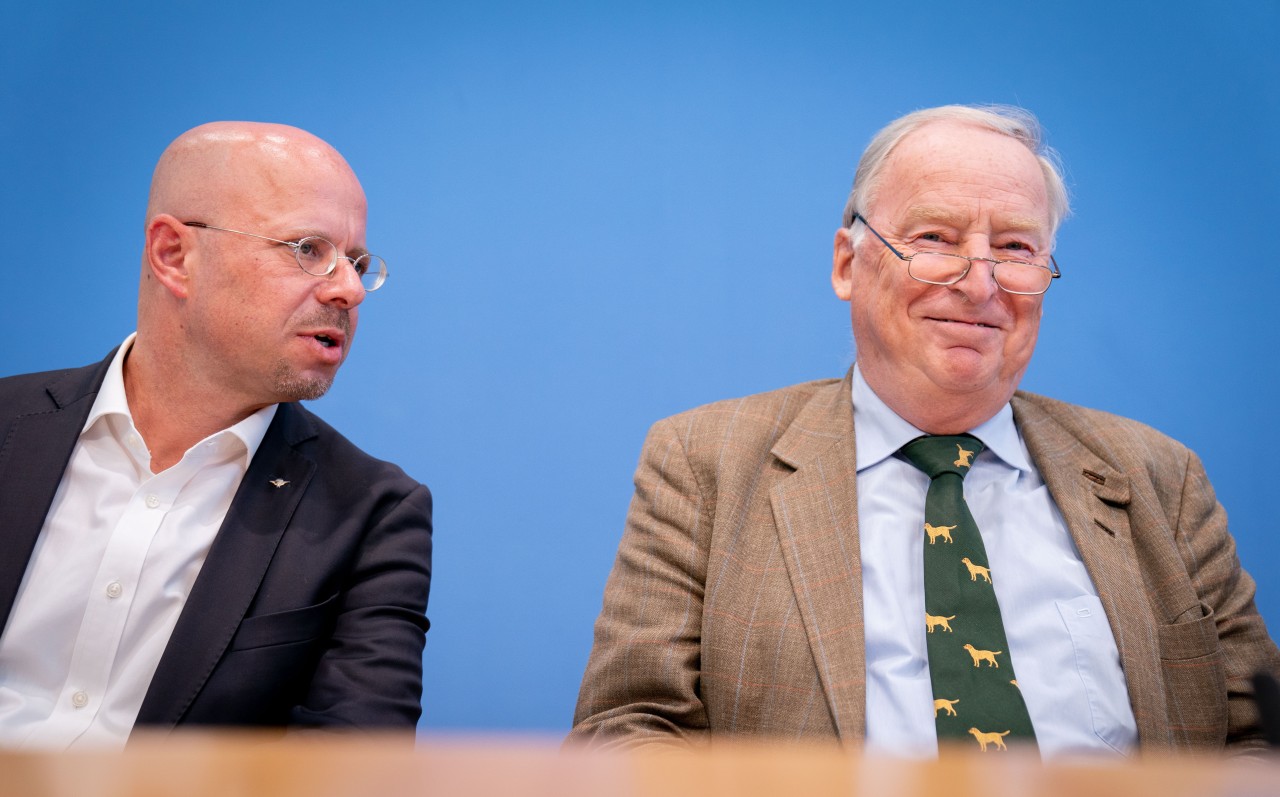 AfD: Andreas Kalbitz und Alexander Gauland. 