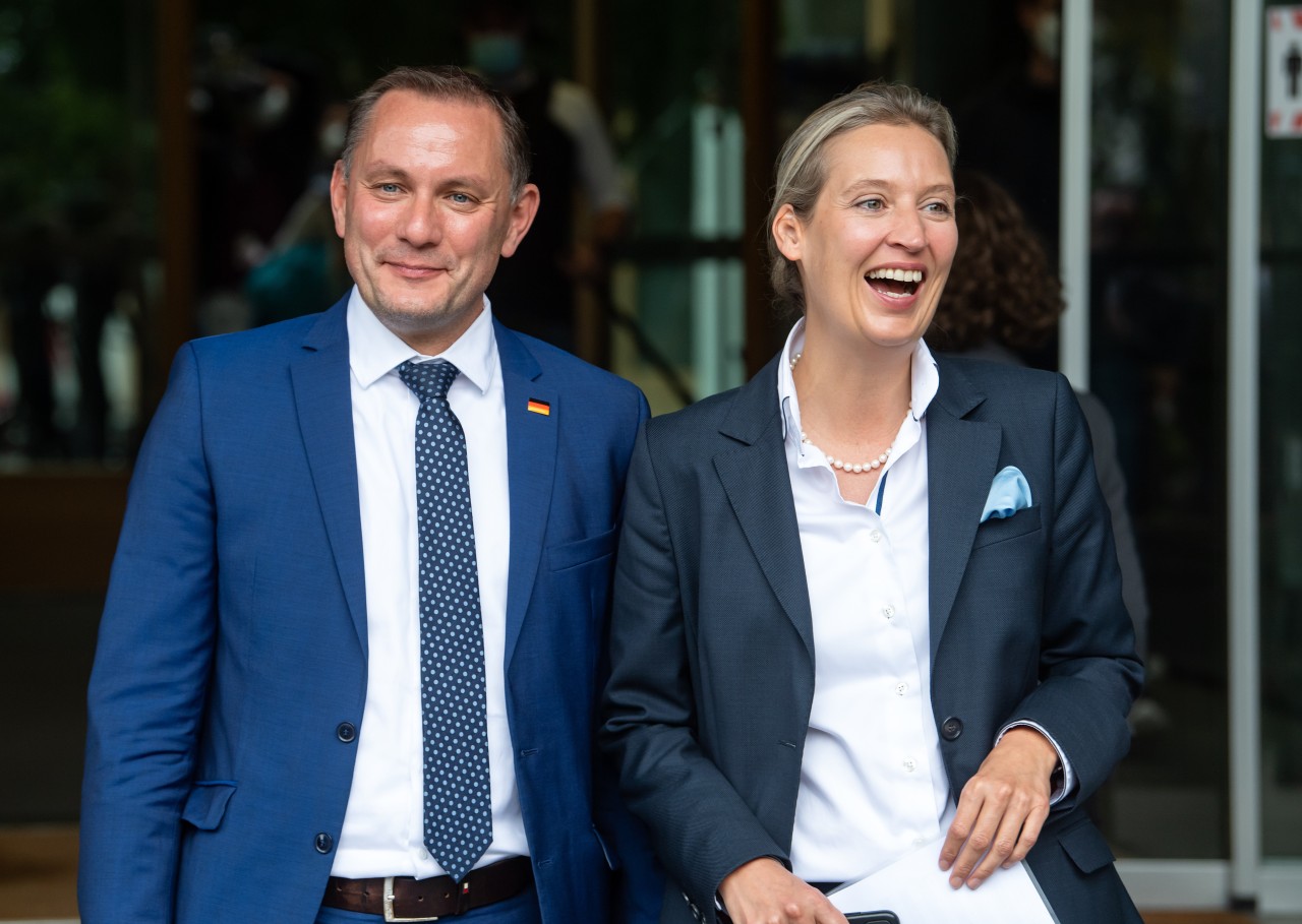 Die AfD-Co-Vorsitzenden Tino Chrupalla und Alice Weidel. (Archivfoto)
