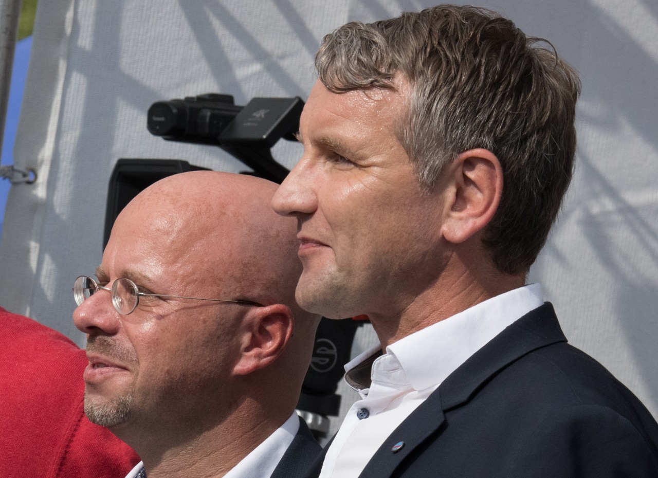 Rechtsaußen in der AfD: Björn Höcke und Andreas Kalbitz.