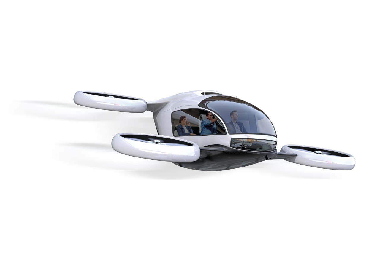 So könnte ein Airtaxi in Zukunft aussehen.