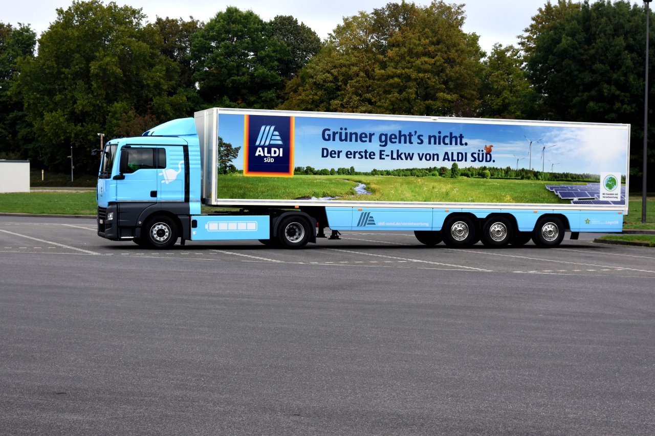 Aldi Süd testet ersten Elektro40Tonner mit Kühlung DerWesten.de