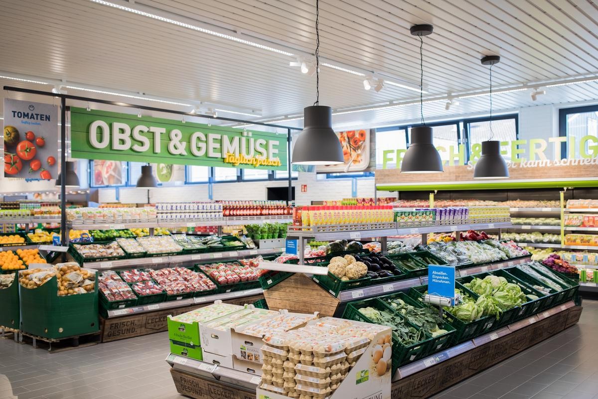 Eine Filiale von Aldi Nord. Eine Filiale von Aldi Nord.