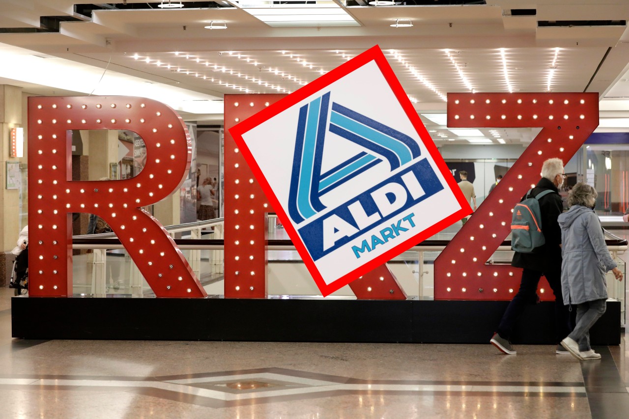 Aldi im Rhein-Ruhr-Zentrum: Kunden wollen Discounter betreten - Zugang nur noch mit 2G? (Symbolbild)