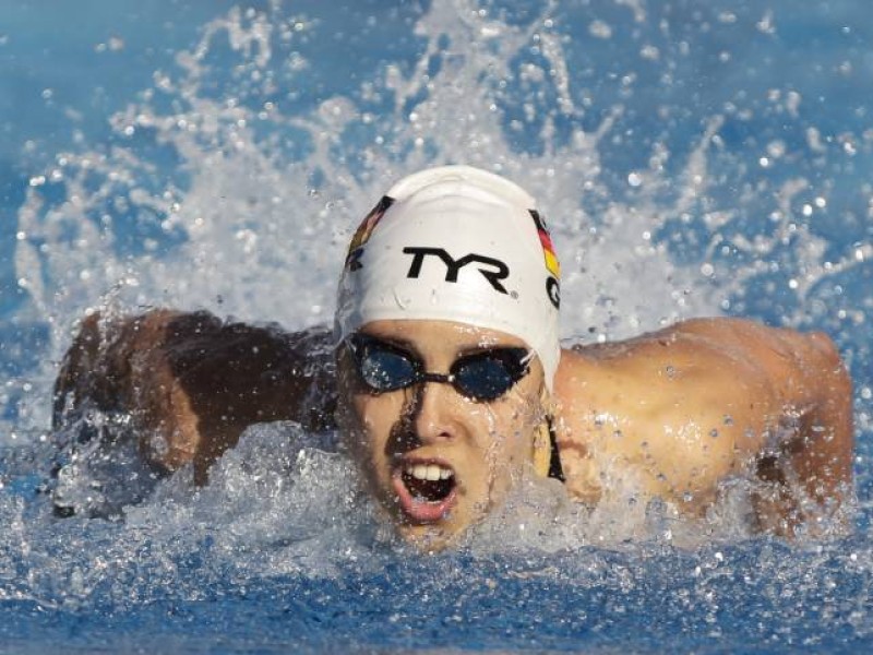 Mitglied in der 4-mal-100-Meter-Lagenstaffel: Alexandra Wank.