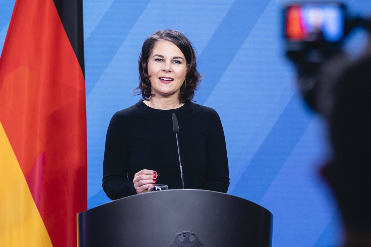 Annalena Baerbock steht als Außenministerin im Mittelpunkt. 