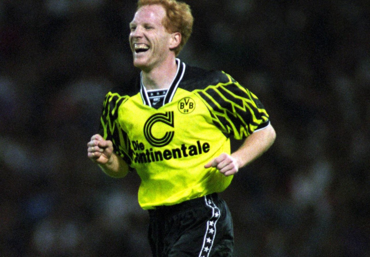 Matthias Sammer im Meister-Trikot des BVB von 1995.